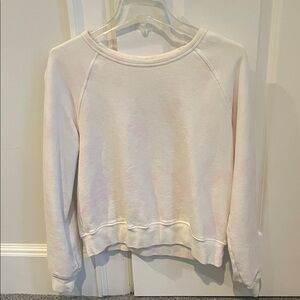 it is well cropped sweatshirt tie dye pink and Cream Sweatshirt size medium